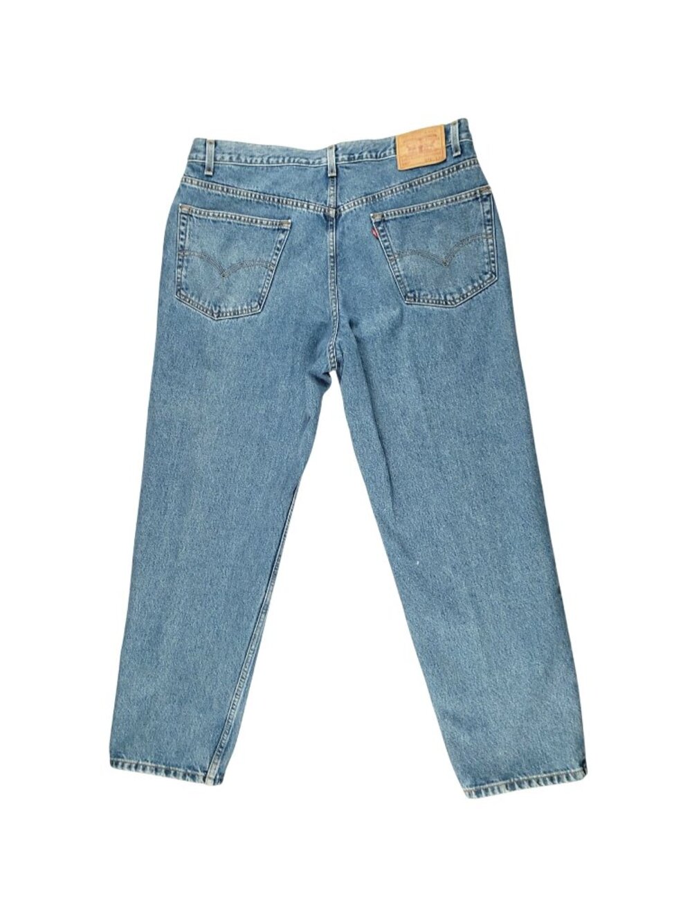 Vtg Levi's 550 Jeans Men's 40x30 Light Wash Relaxed Fit Tapered Legs Denim EUC